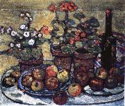 unknow artist Fruits and flowers Sweden oil painting reproduction